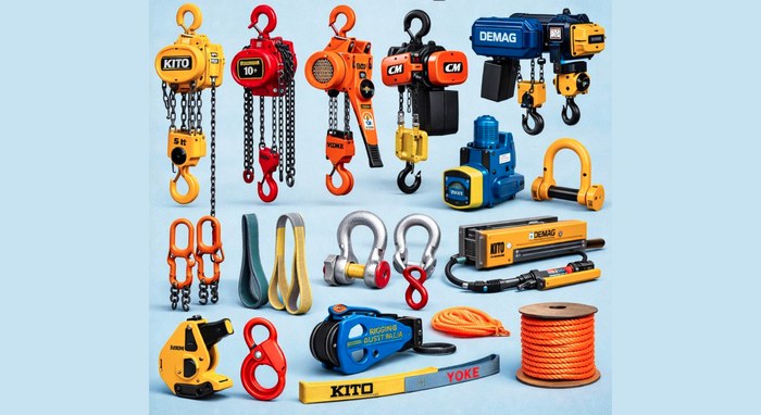 Chain hoists, hooks, shackles and slings supplied by Westin Electro-Mechanical